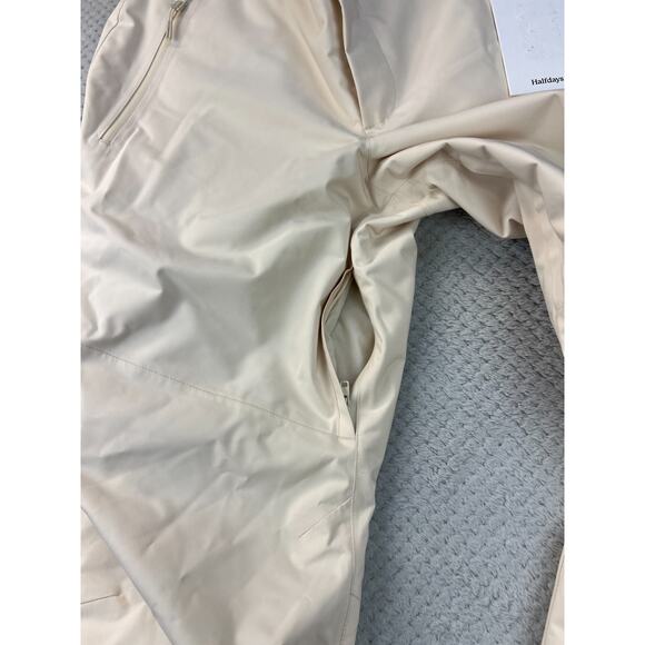 Halfdays Alessandra Womens Ski Pants XL Oak Milk Thigh Vents Premium Skiing Wear - Picture 8 of 12